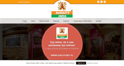 Desktop Screenshot of namasteindia.pl